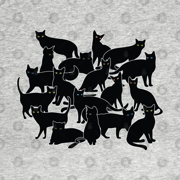 Black Cats - Professional Cat Herder by NusaKingdoms